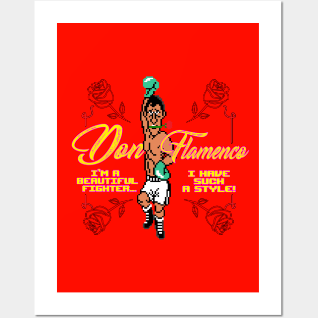 Don Flamenco from Punch-Out!! Wall Art by CoolDojoBro